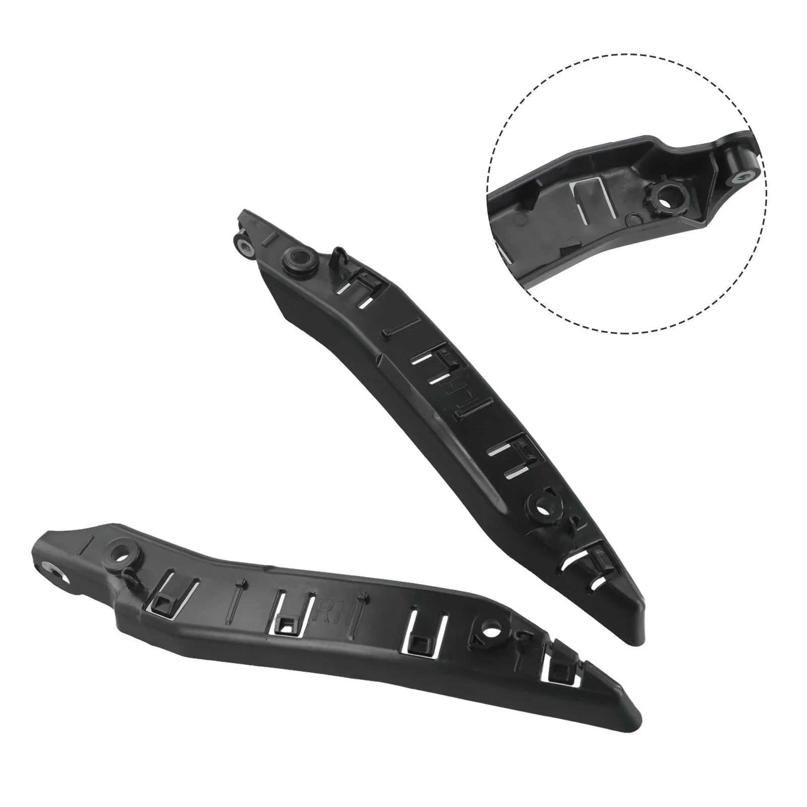 1 زوج سيارة المصد الأمامي كليب جبل قوس دعم 1493771-00-B 1493770-00-B ل تسلا نموذج Y 2020-2022 قوس المصد الأمامي #3