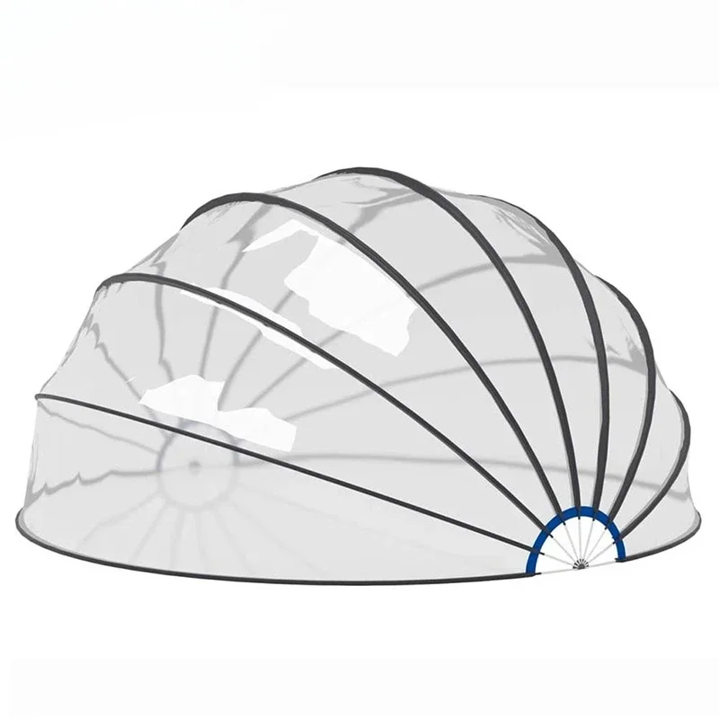 

innovative design Star Matrix Round Versatile All Weather Cover Pool Dome Compatible, Pool with Clean and Warm Water Frame