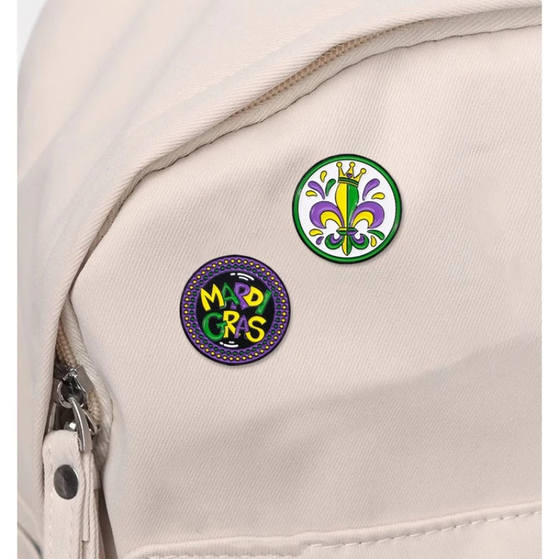 Cartoon Carnival Enamel Alloy Brooch Unisex Badge Pin Decorative For DIY Clothes Bags Shoes Hat Scarf T-shirt Jeans Accessories