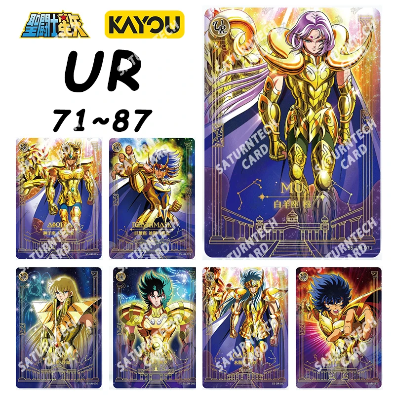 KAYOU حقيقية سانت سيا بطاقة سلسلة 4 MR UR QR SR AR مجموعة كاملة أثينا هاديس بوسيدون أنيمي بطاقة الصحوة جمع بطاقة لعبة