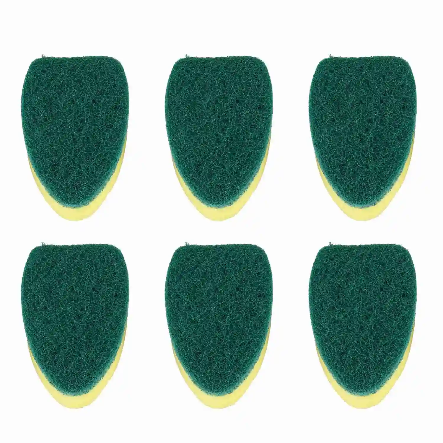 6 Pack Dish Wand Refills Sponge Heads, Dish Wand Brush Replacement Sponge Dish Wands Pads for Kitchen Cleaning Brush