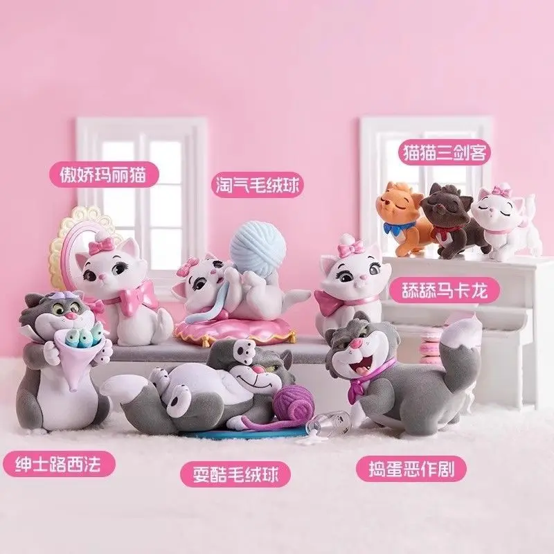 

Disney Lucifer and Marie Cat Garage Kit Кукла Модная игра Мультяшная игрушка Милая девушка Настольный орнамент Аниме Периферийные устройства Подарки на день рождения