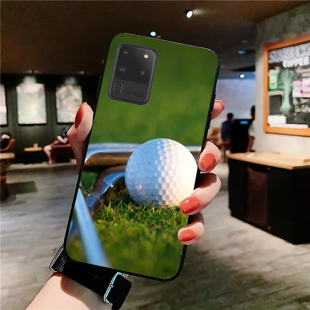 Casing ponsel bola Golf olahraga untuk Samsung S 9 10 20 21 22 23 30 23plus lite Ultra FE S10lite Fundas