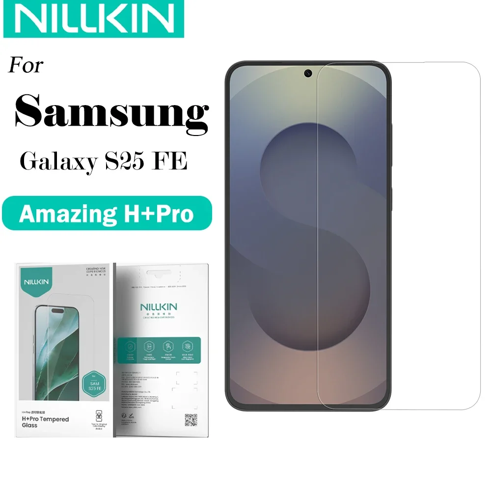 

Nillkin For Samsung Galaxy S25 FE Tempered Glass H+PRO 2.5D 0.2mm Screen Protector Film