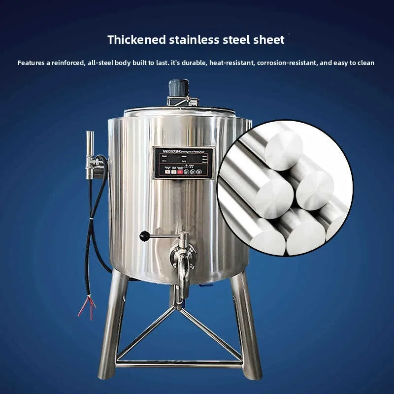 fresh milk all-in-one machine,Commercial pasteurization machine, milk bar, fruit fishing ranch equipment, intelligent