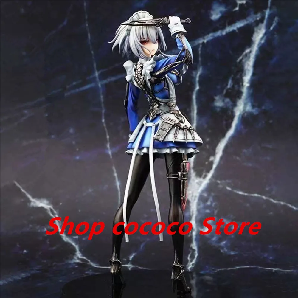 

Touhou Project Figures Izayoi Sakuya Figure 23cm Pvc Models Gk Statue Collectible Toys Desk Decoration Anime Doll Birthday Gifts
