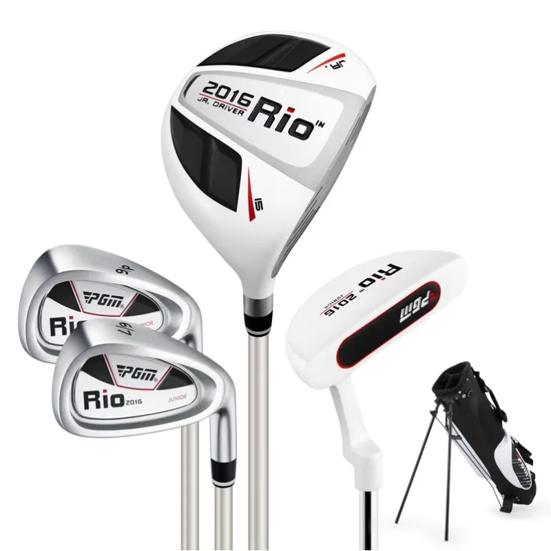 

Pgmkids Complete Golf Club Set for Male and Female Beginners Right and Left Handed Factory Direct Supply with Rubber Grip