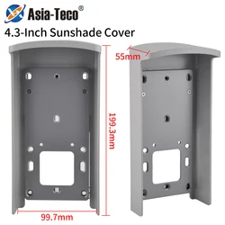 Hikvision Wall Mount Rain Cover Protective  Rainproof Shield for Villa Door Station 4.3in Face Recognition Access Control Device