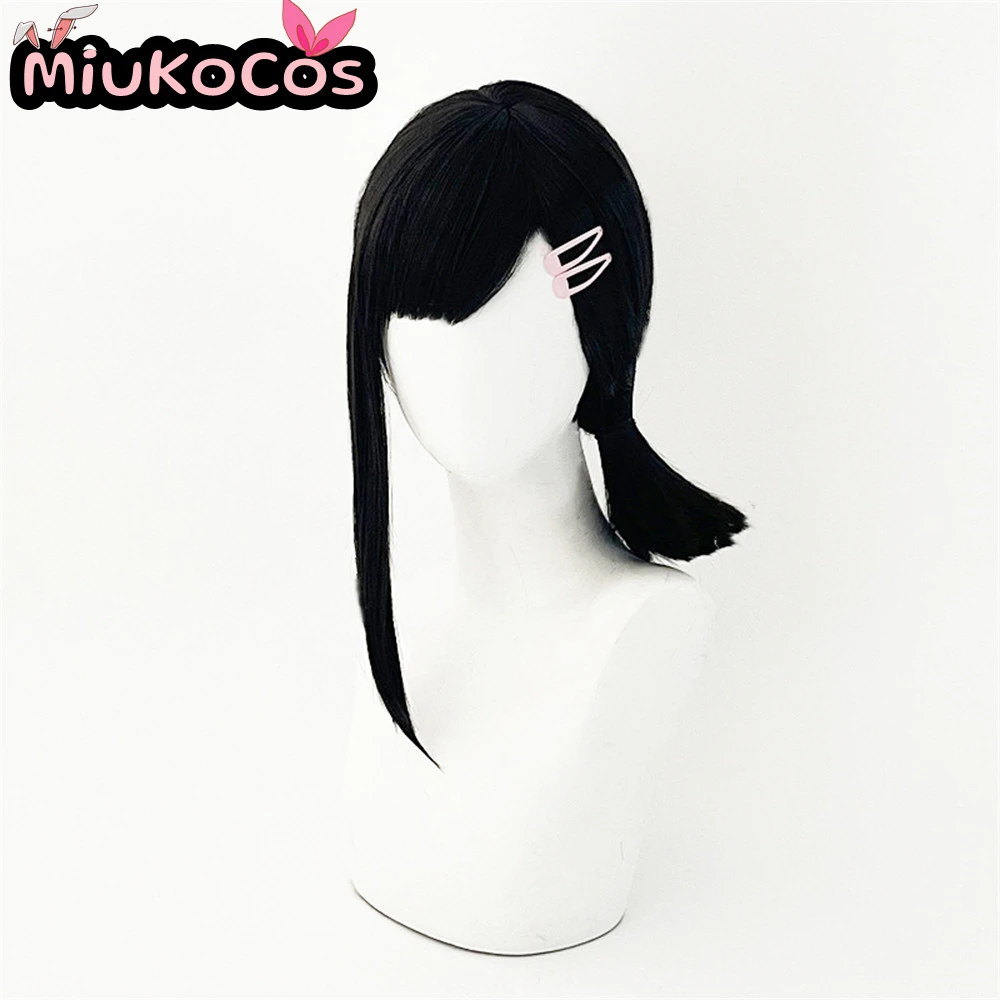 متوفر في المخزون Kobeni Higashiyama شعر مستعار تأثيري مع دبوس الشعر MiukoCosplay أنيمي بالمنشار رجل تأثيري