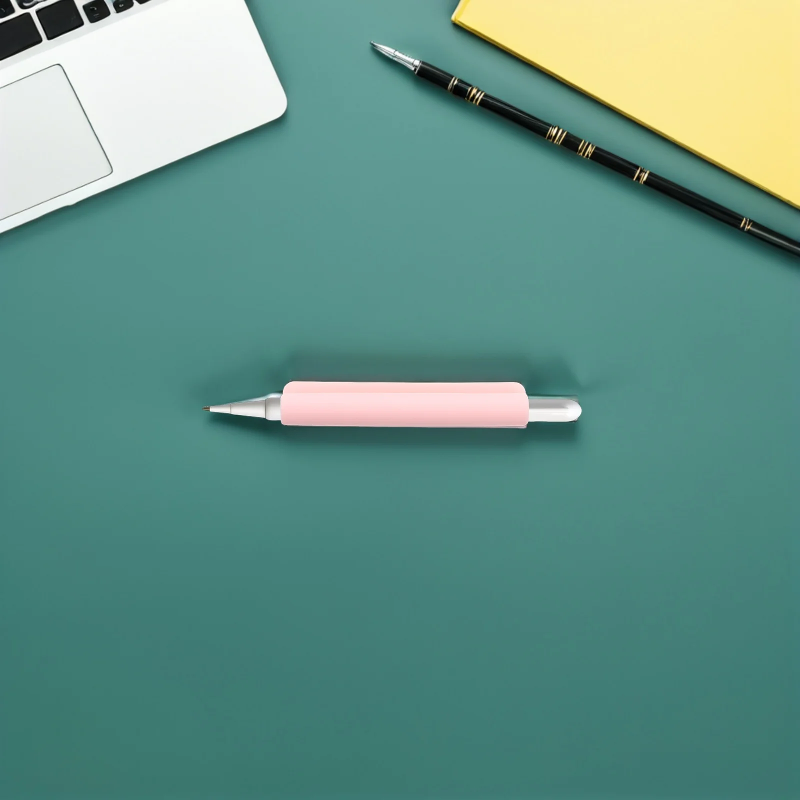 

2Pcs Self Adhesive Silicone Pen Holder Flexible Pencil Organizer Desk Clip Marker Holder Stand for School Office