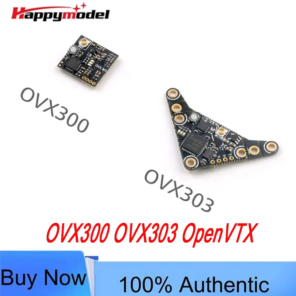 HappyModel OVX300 OVX303 5.8G 40CH 300mW Adjustable OpenVTX Video Micro Transmitter for RC FPV Tinywhoop Nano Micro Long Range
