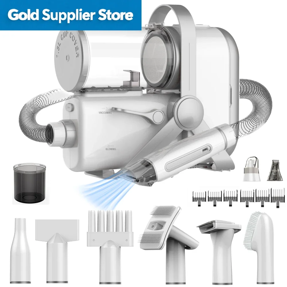 Pet Dryer Grooming acuum Kit Brushless Hair Dryer Pet Hair Dryer with acuum Shedding Feature