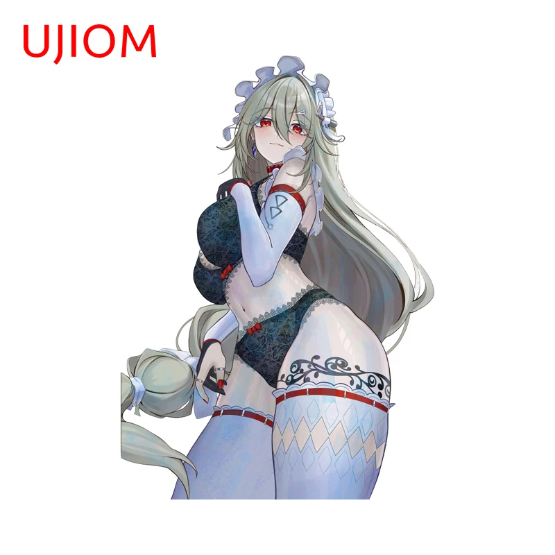 UJIOM Maid Rina Zenless Zone Zero Sexy Butt Wall Sticker Alluring Anime Girl Scratch Proof Decal Living Room Accessories