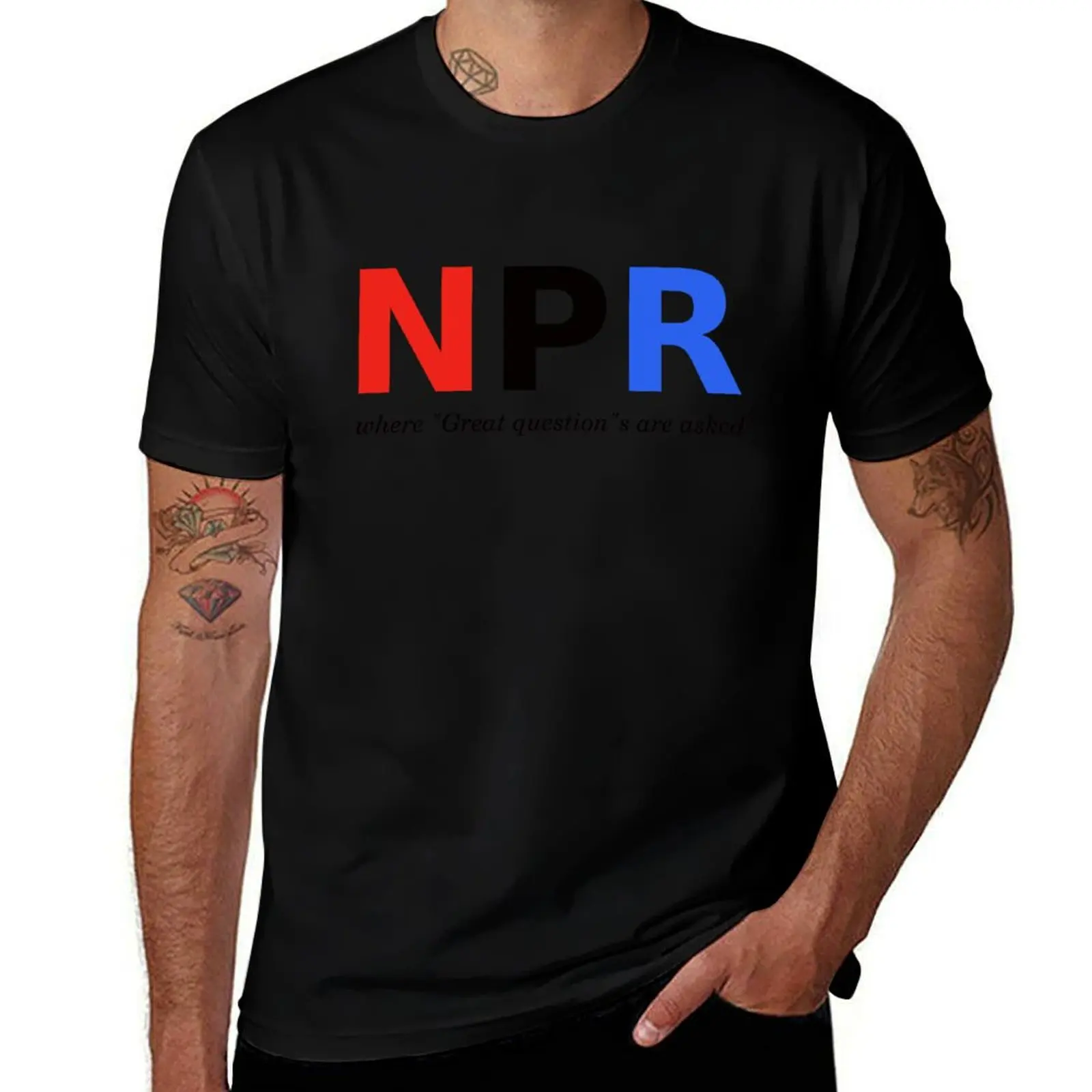 Great Questions T-Shirt Utility Casual Work T-Shirt