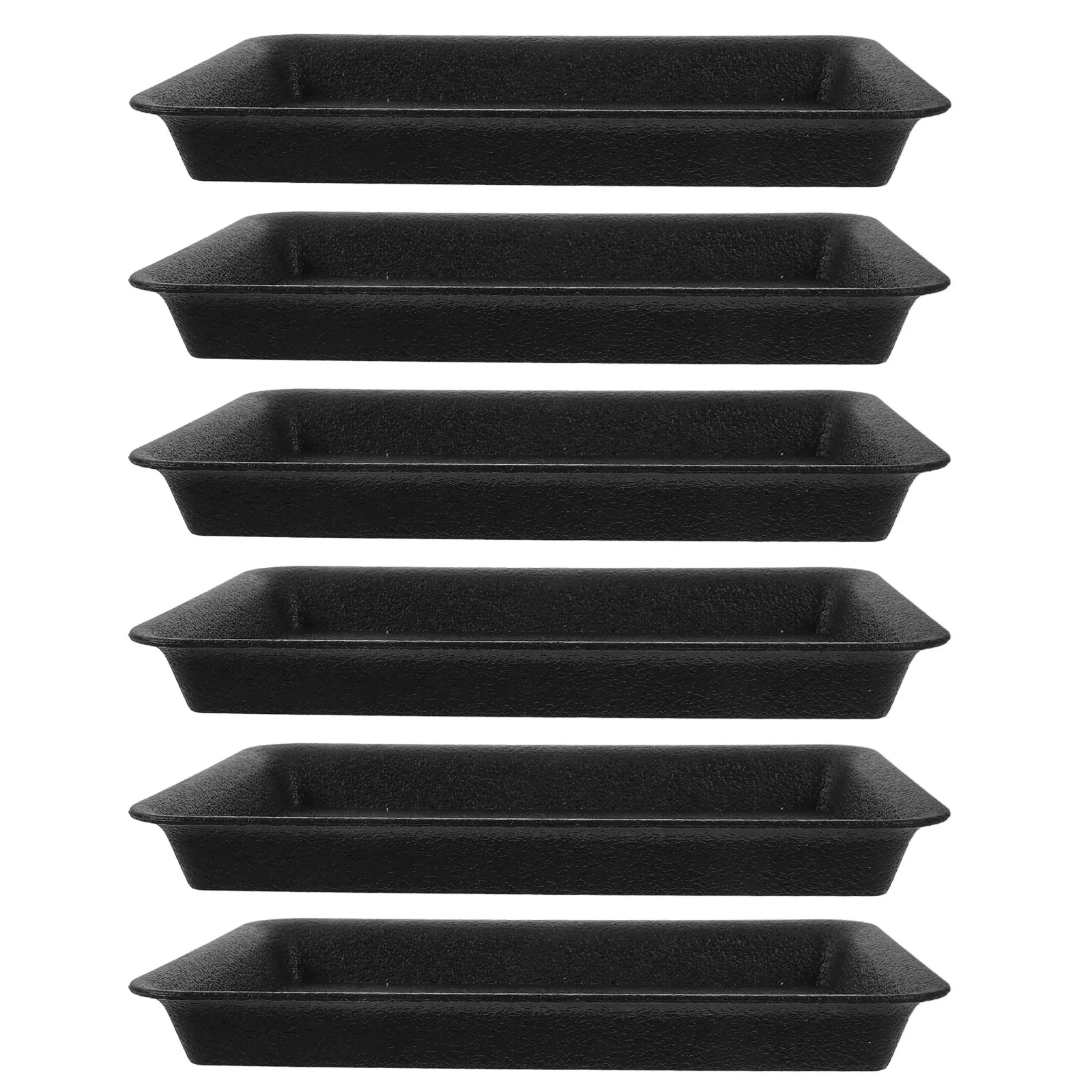 6Pcs Leak Proof Plastic Plant Saucers Flower Pot Trays for Indoor Outdoor Use Soil Water Containment Drip Tray Planter Drainage