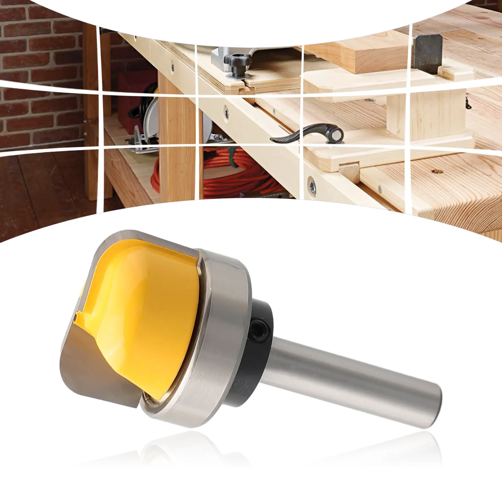 Imagem -02 - Fresadora de Nariz Redondo para Madeira Shank Bowl e Tray Router Bit Ferramentas para Madeira mm 1pc