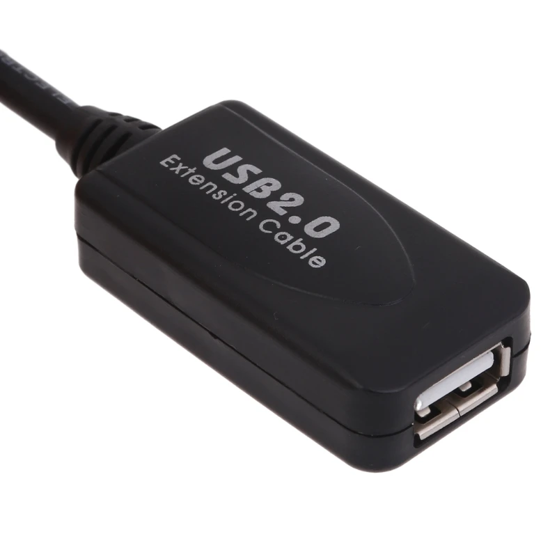 USB 2.0 延長ケーブル 5 メートル USB オスメスデータケーブル信号アンプ拡張