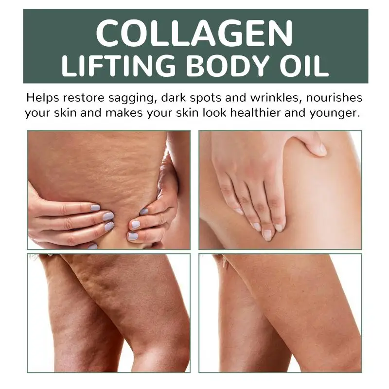Body Firming Oil Collagen Hydrating Nourishing Tighten Belly Fat Full Body Massage Essential Spa Skin Care
