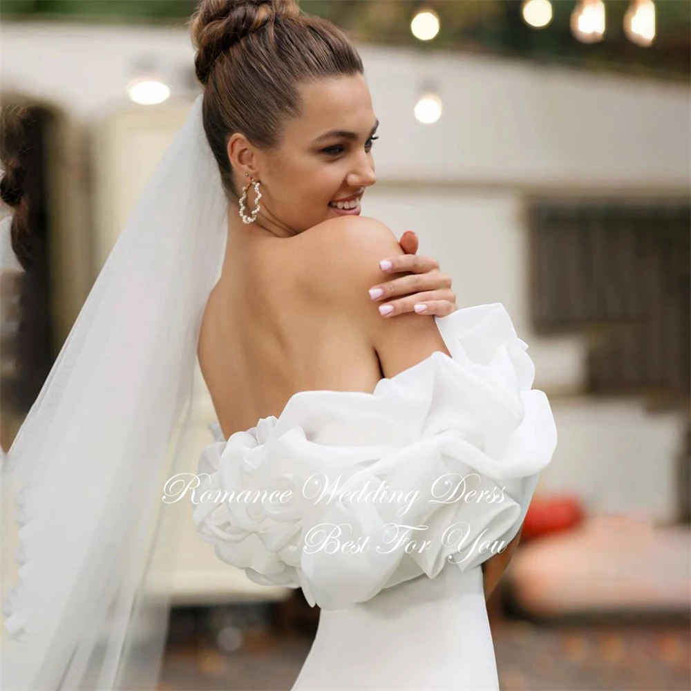 Elegante sem alças plissado curto bainha vestidos de casamento 2025 feminino fora do ombro aberto para trás mini vestidos de novia personalizado