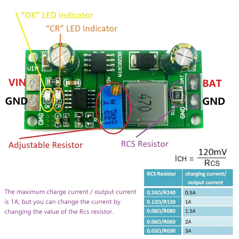 2-w-1 1A 3.7V 3.8V 7.4V 11.1V 14.8V 18.5V akumulator litowo-jonowy tytanian LiFePO4 płytka ładująca przetwornica DC-DC