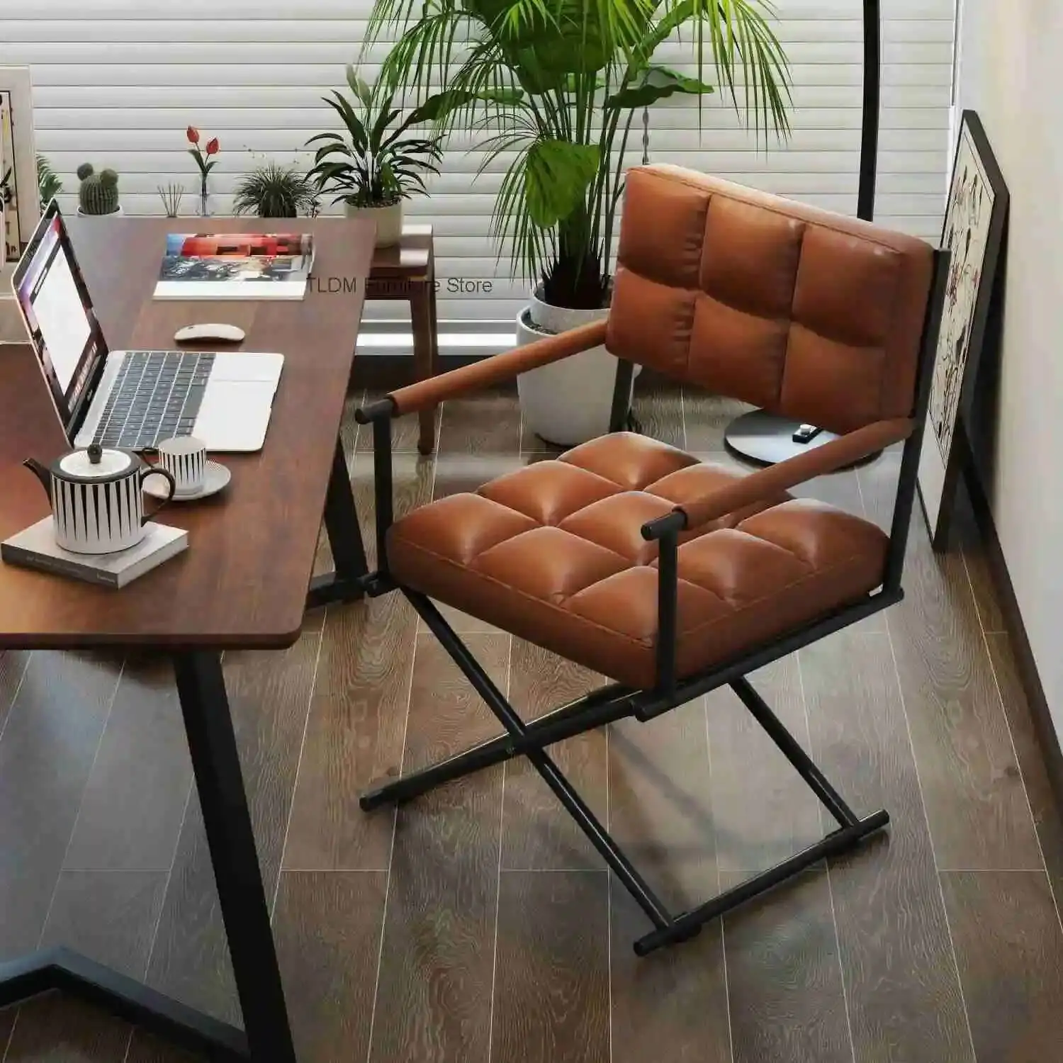 Nordic Creative Computer Chair Home Comfortable Sitting Study Leisure Chairs Office Chair Business Reception Negotiation Chairs