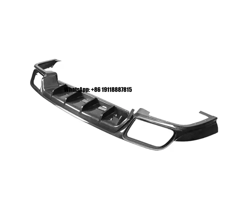 

High Quality Carbon Fiber Rear Lip Body Kit for Porsche Cayenne Turbo Front & Rear Bumper Diffuser with Protection Purpose
