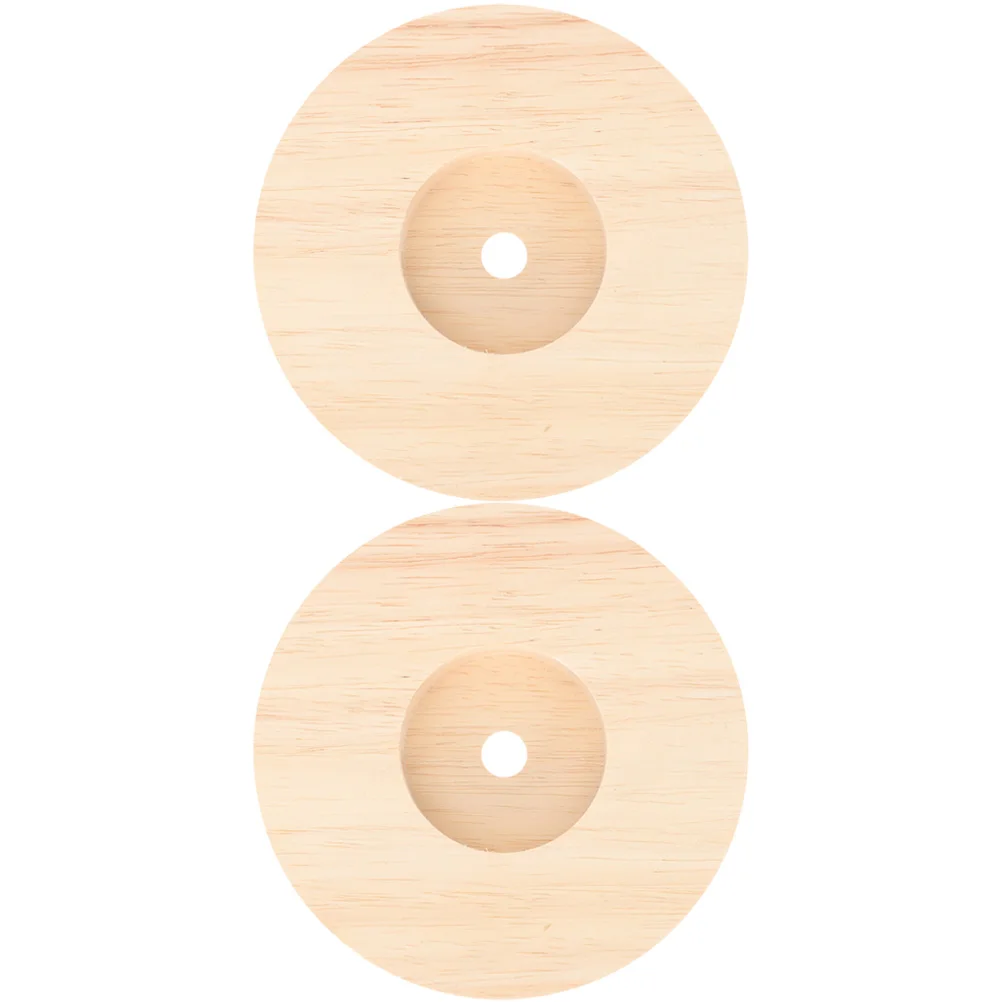 

Wooden Table Lamp Base Round Solid Wood DIY Craft Display St Light Parts Base LED Bedroom Living Room Study Office