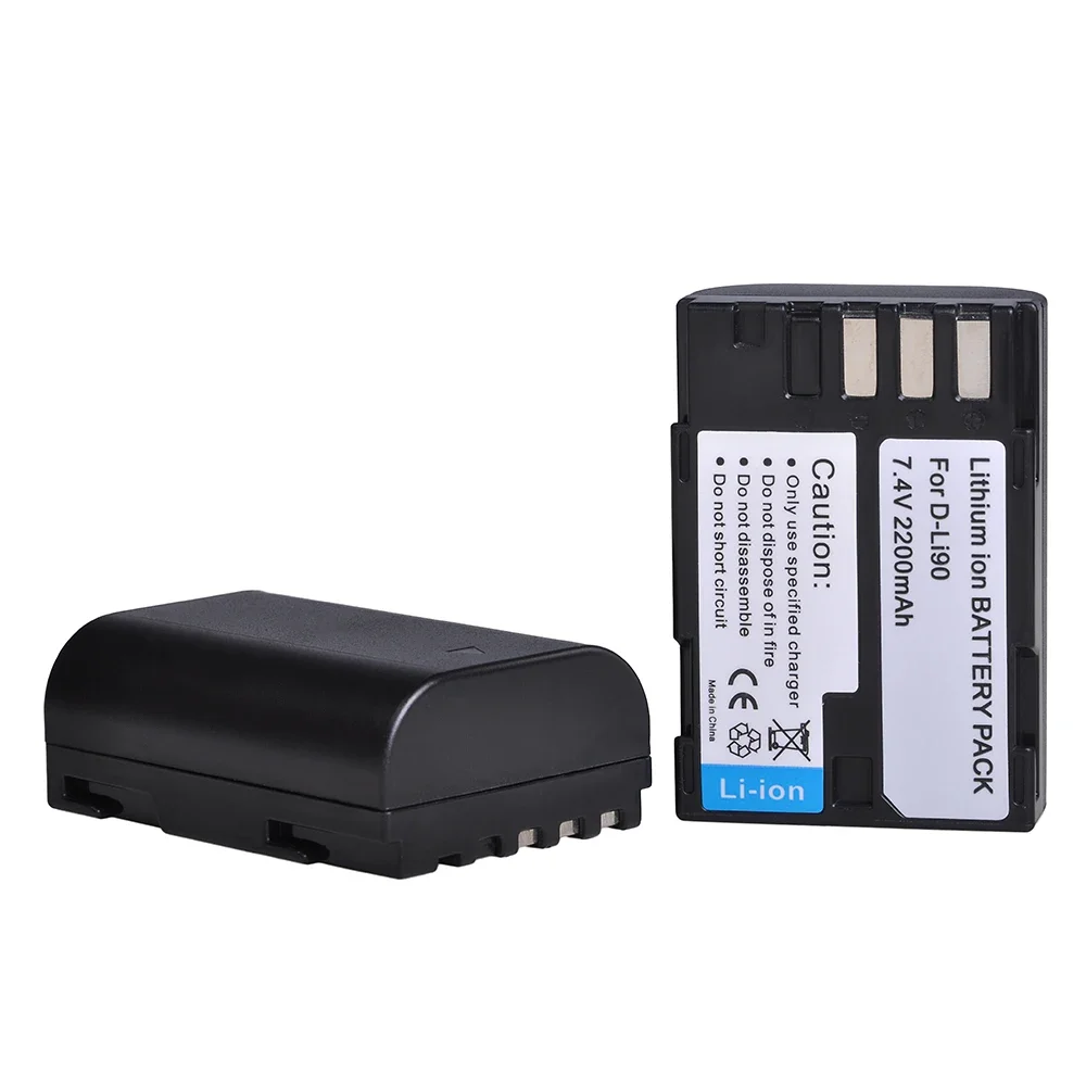 2200mAh D-LI90 Bateria DLI90 D LI90 Battery for PENTAX 645 645D 645Z K-1 K-01 K-3 K-5 K-5D K-5IIs K-7 K-7D K1 K01 K3 K5 K5D