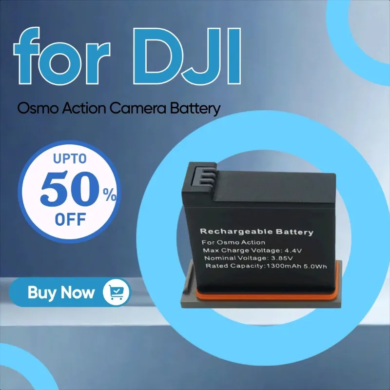 

3.85V 1300mAh Suitable for DJI Osmo Action Camera Battery Osmo Action Camera Battery Accessories