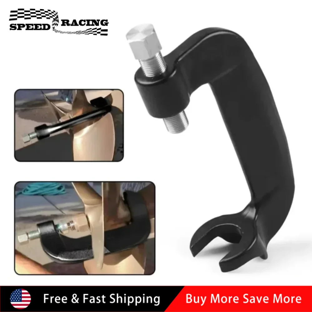 

Alloy Steel Inboard Prop Puller Propellers Fits 3/4" To 1-1/8 Shaft For Removing Ski Wakeboard Surf Inboard Prop Black