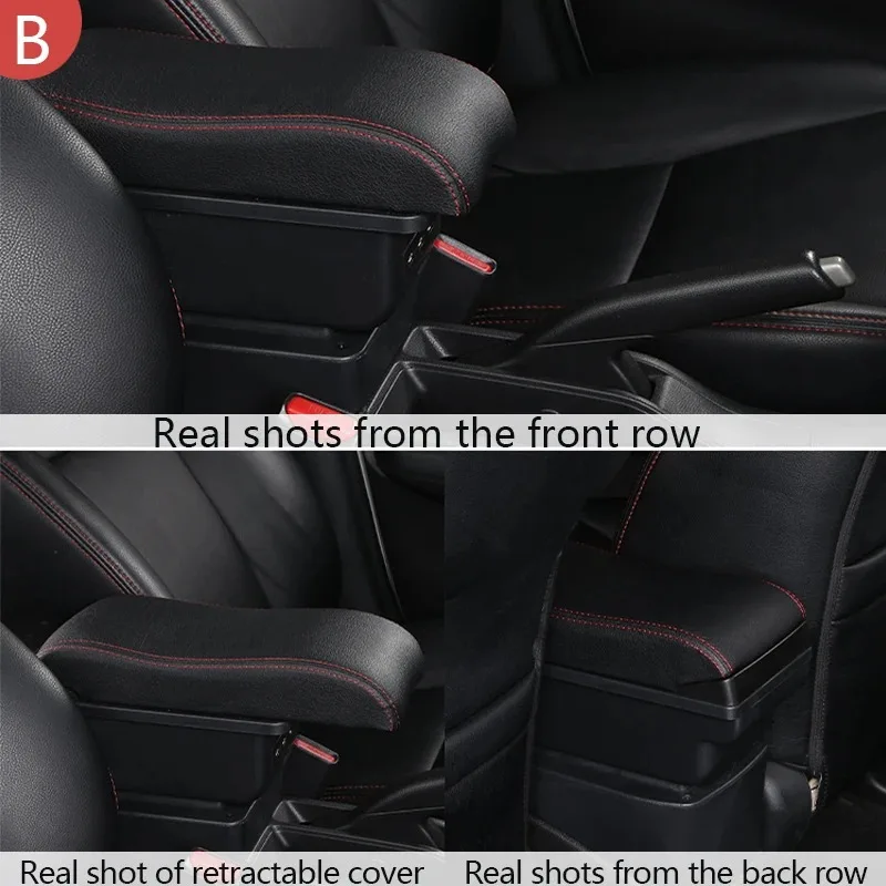 Para Opel Astra caja de reposabrazos para Opel Astra H 2006-2011 reposabrazos de coche caja de almacenamiento de superficie curva instalación Simple dedicada
