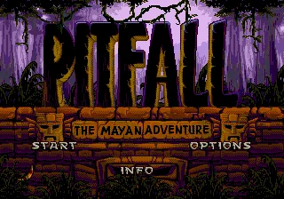 Pitfall The Mayan Adventure 16bit MD Game Card For 16 Bit Sega MegaDrive Genesis Consoles