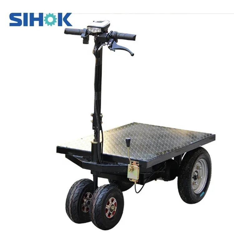 Groothandel 4 Wielen Opvouwbare Platform Handtrucks Trolleys Materiaal Behandeling Zware Laadplatform Hand Truck