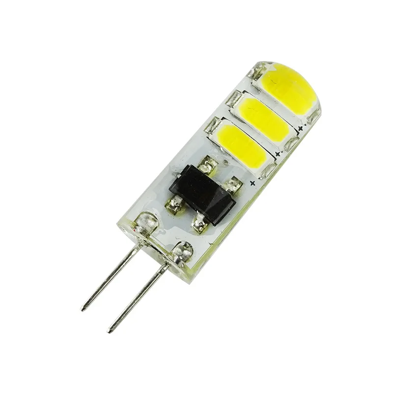 Dimmable LED Bead Bulb 1.5W G4 DC12V White Warm Light 6SMD Low Voltage DC Small Plug Bulb