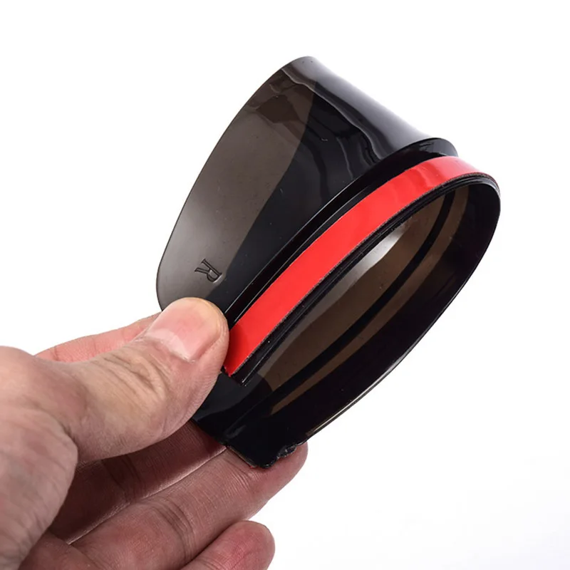 Espelho Retrovisor Do Carro Rain Shield, Fibra De Carbono Universal, Espelho Lateral Retrovisor, Sobrancelha De Chuva, Capa De Chuva, 2Pcs