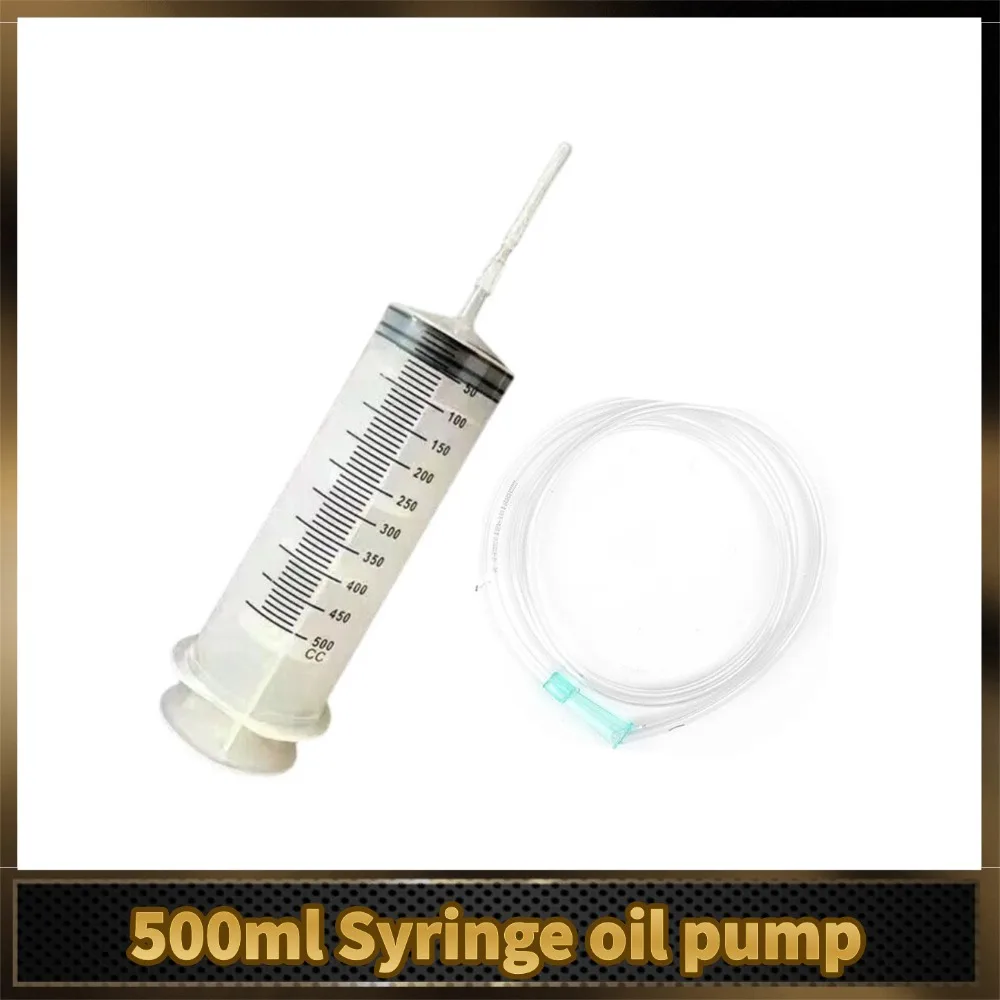 

Car Syringe Oil Pump Plastic Syringe With Large Industrial Oil Tube Capacity Needle Multifunction Pump 500ml