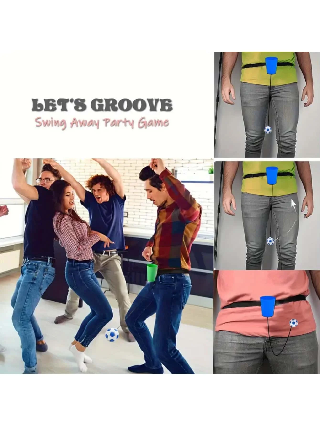 Kit di giochi per altalena da esterno da 2 set/4 set per adulti e adolescenti - Giochi di lancio e lancio di anelli per Halloween, Natale, compleanni, grazie