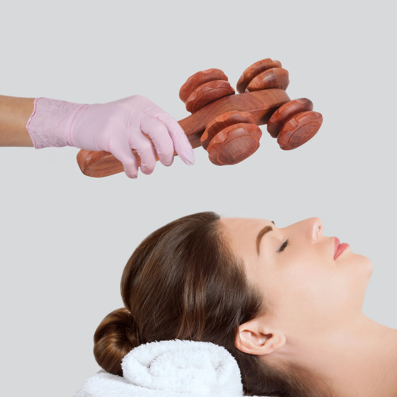 

Деревянный роликовый массажер, прочный деревянный ручной массажер для тела, инструмент для лица, шеи, плеч, ног, глубокая расслабляющая мышцы, ручные массажеры