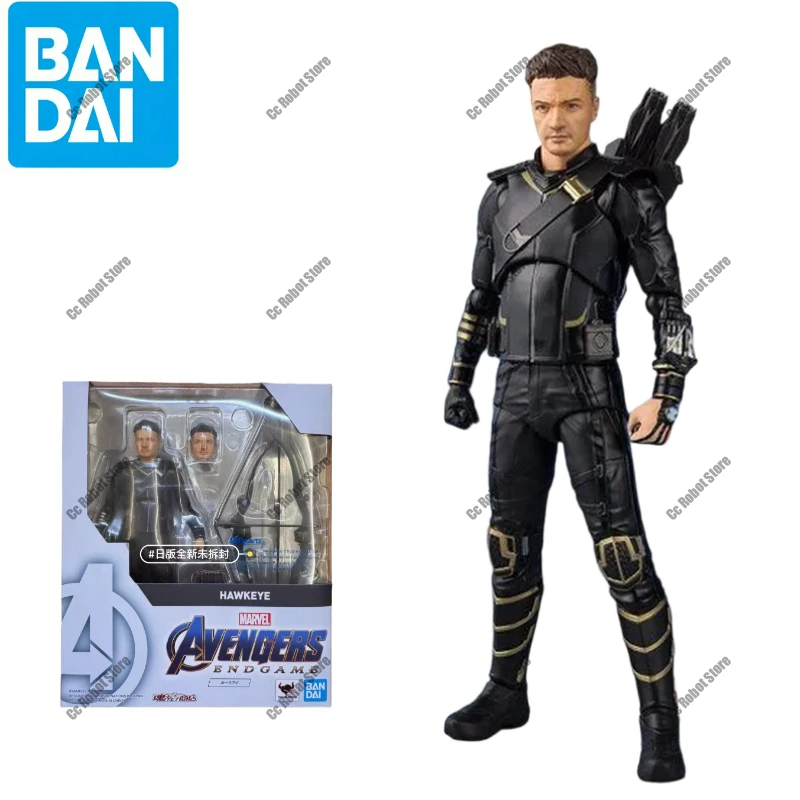 BANDAI Genuine S. H. Figuarts Series The  Endgame Eagle Eye, Hulk, Captain America Finished Product Movable Model