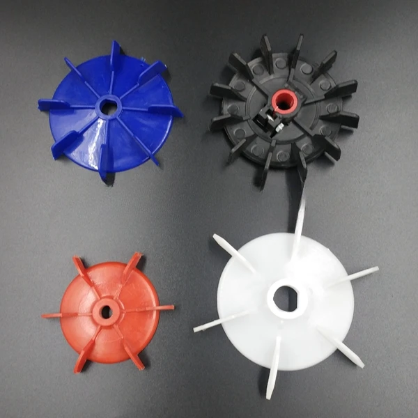 Single phase  fan blade plastic water pump crane D-hole AOL hole 15/18/20 circular hole large plate heat dissipation fan