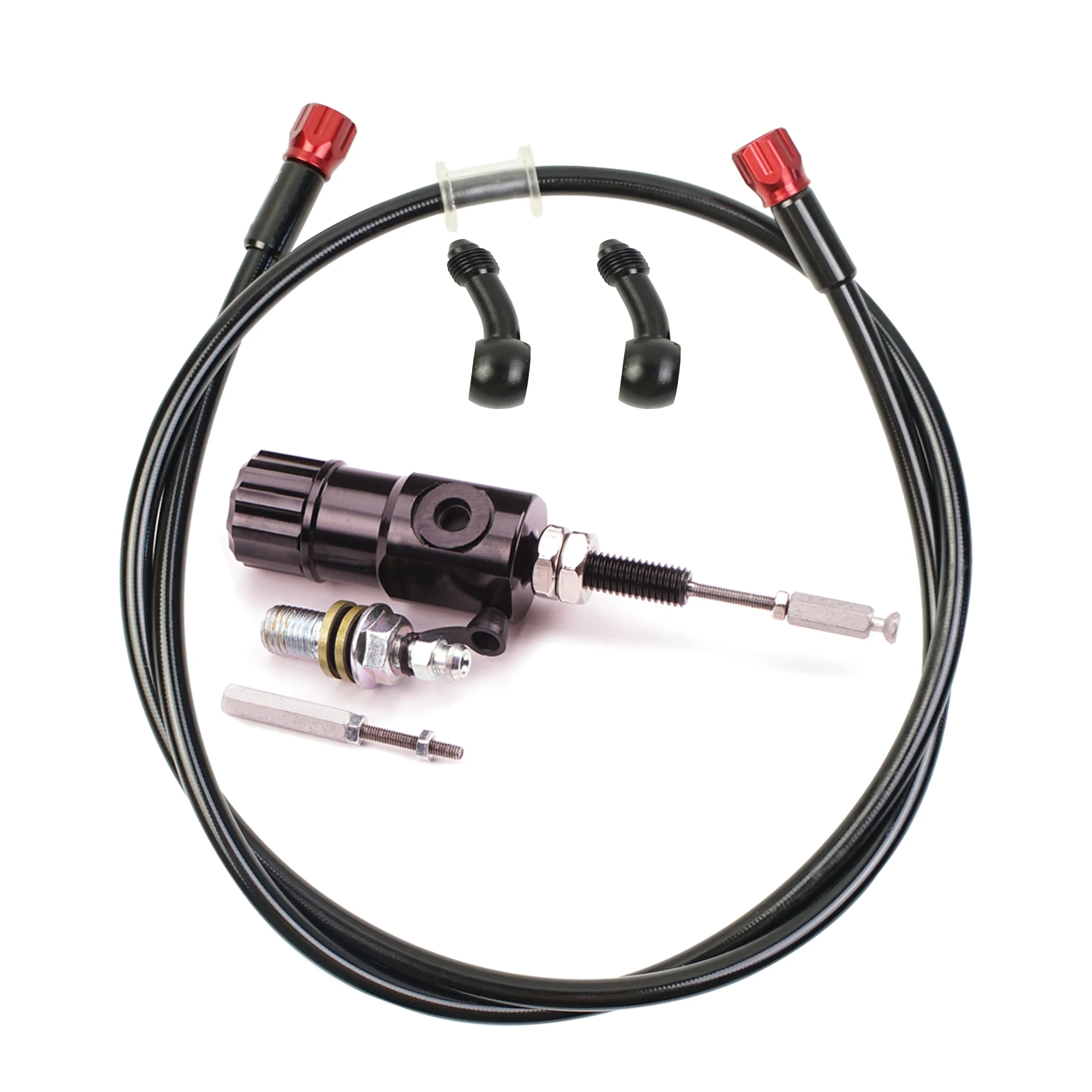 Motorcycle Universal M10 Hydraulic Clutch Master Cylinder Pump System Rod 1200MM Brake Hose Oil Pipe For KTM Honda Yamaha Suzuki