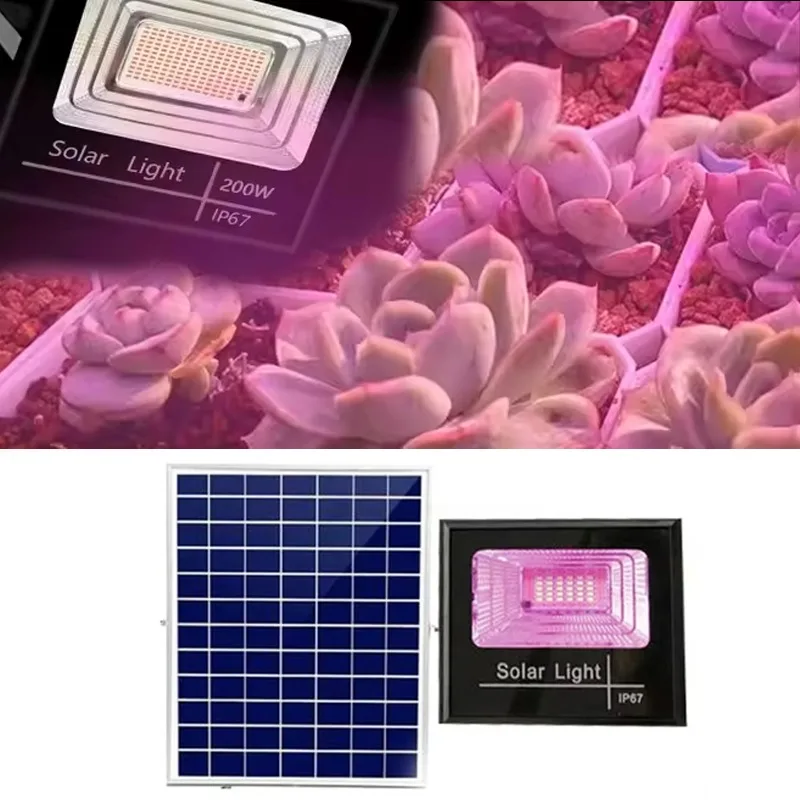 

35/60W Solar LED Grow Light Full Spectrum Floodlight Plant Growing Light Remote Waterproof Phytolamp for Indoor Outdoor Plants