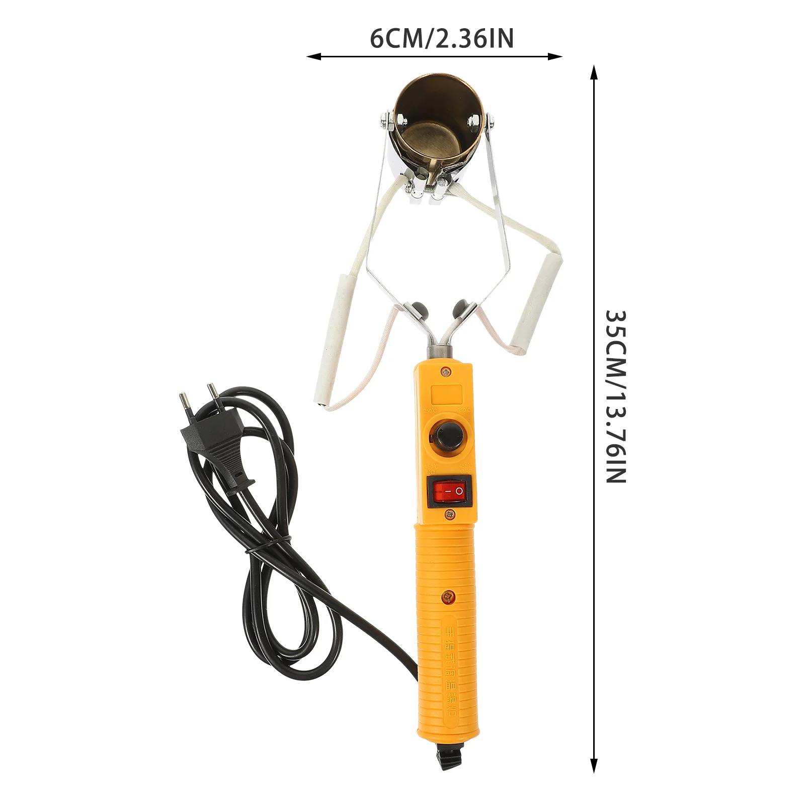 Melting Pot for Fishing Weight Molds Furnace Thermostat Electric Metal Bullets with Temperature Control Pendant