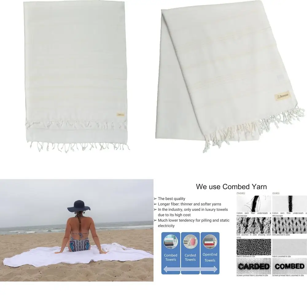 

Пляжное одеяло Anatolian XL — быстросохнущее полотенце премиум-класса из 100% хлопка