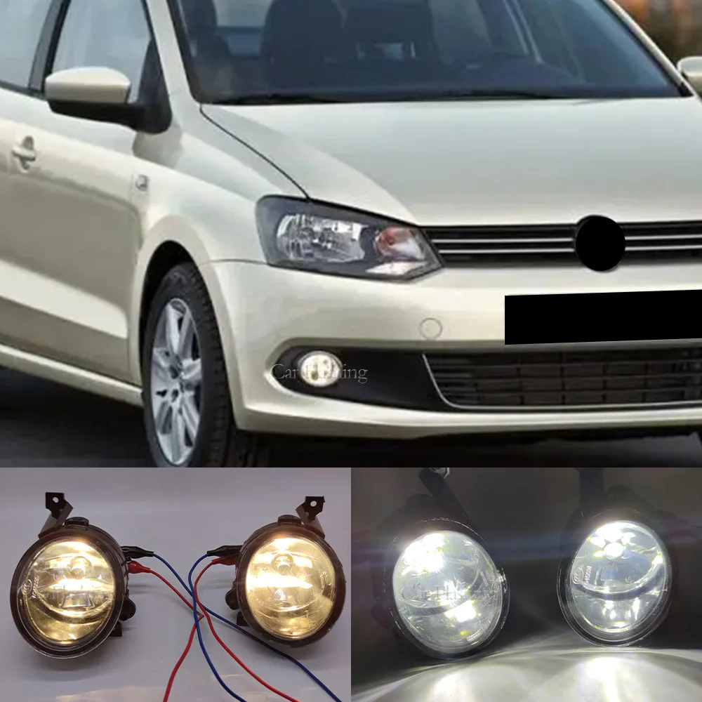 

For Volkswagen 11-16 Polo SEDAN three box fog light assembly LED front fog light frame