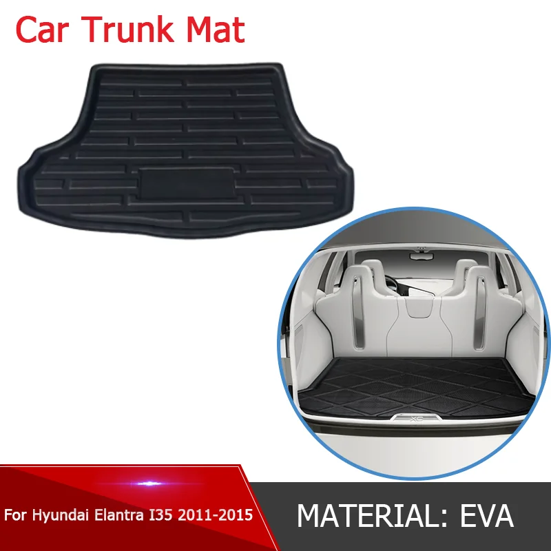 

Car Accessories Rear Trunk Mat Waterproof Protective Liner Trunk Tray Floor Mat for Hyundai Elantra i35 Avante 2011~2015 2014