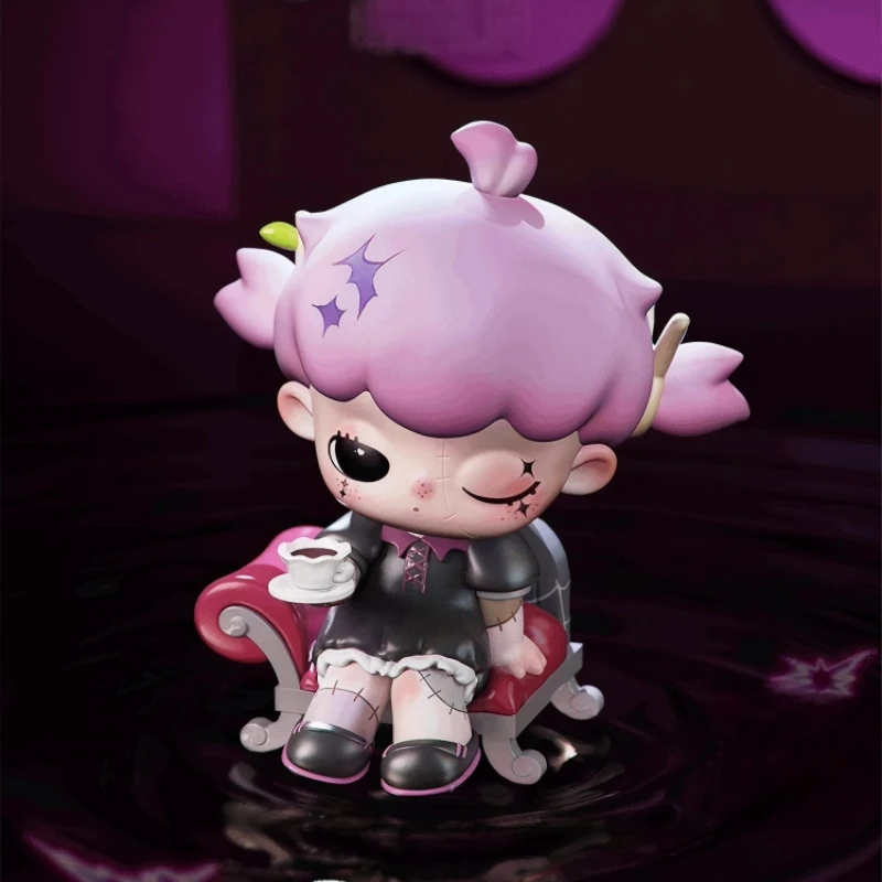 

LULUMI Размерное приглашение, слепая коробка, периферийная фигурка, загадочная коробка, милая кукла, настольное украшение, модный подарок-сюрприз на день рождения