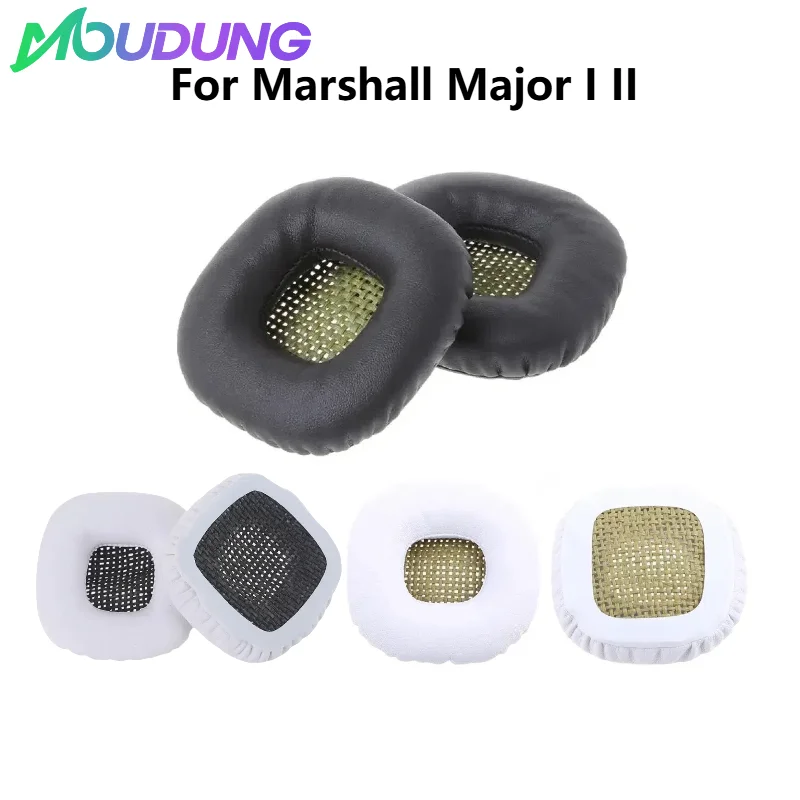 

YAYICC Replacement Leather Sponge Ear Pads Earmuffs Cushion Protector Suitable for Marshall Major I II Headphone Headsets