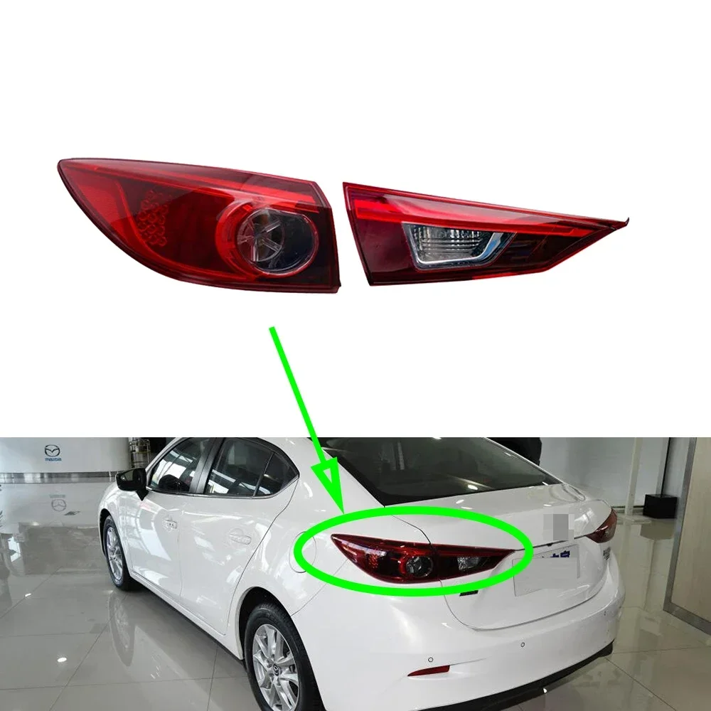 

Для Mazda 3 Axela 2017 2018 2019 задний фонарь автомобиля в сборе, задний фонарь в сборе, задний фонарь, гальваники, указатель поворота, противотуманная фара заднего хода