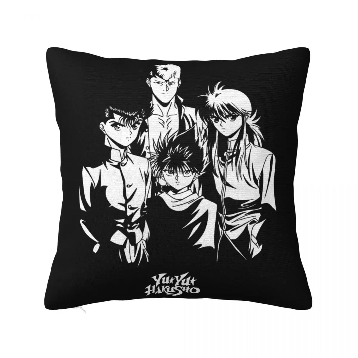 Yu Yu Hakusho Anime Manga Mens Black Size S To 3Xl Top Goth Latest Surprise Beautiful Humor Pillow Case